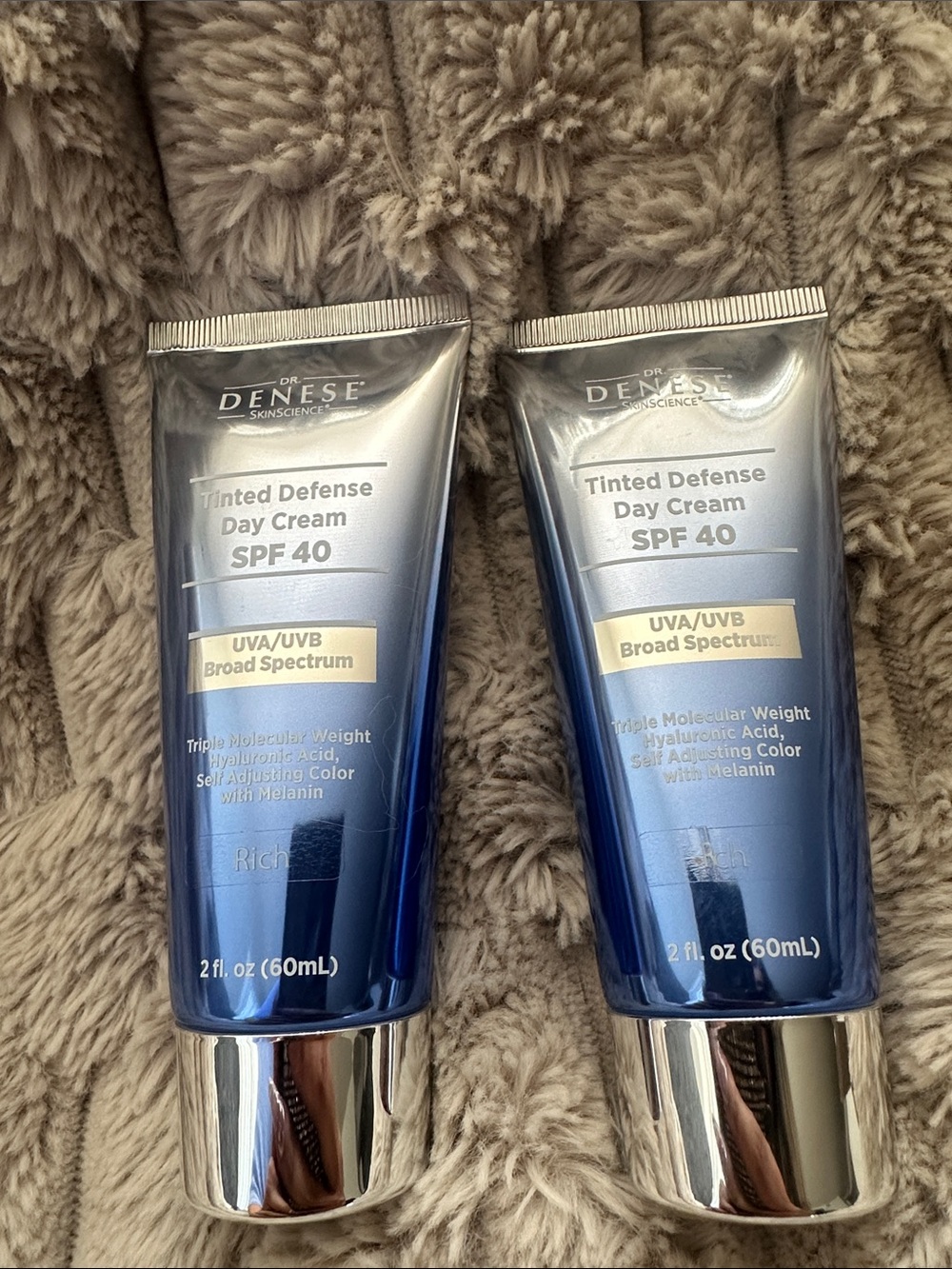 Dr. Denese Tinted Defense Day Cream SPF 40 - Rich
